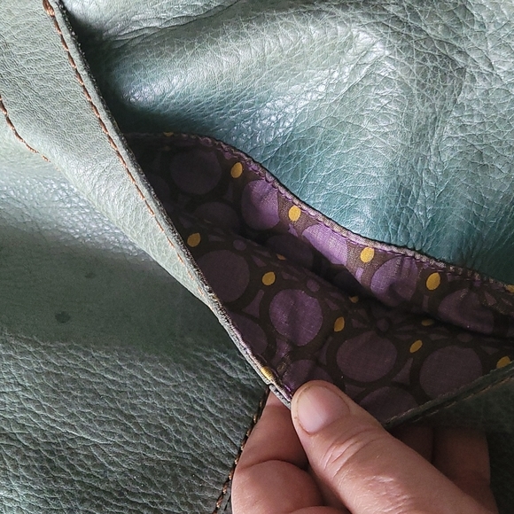 Fossil Leather Satchel Shoulder Bag - Picture 11 of 14